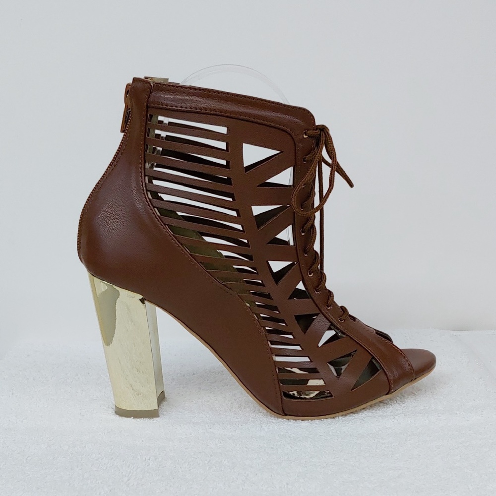 Brown Corset Heels